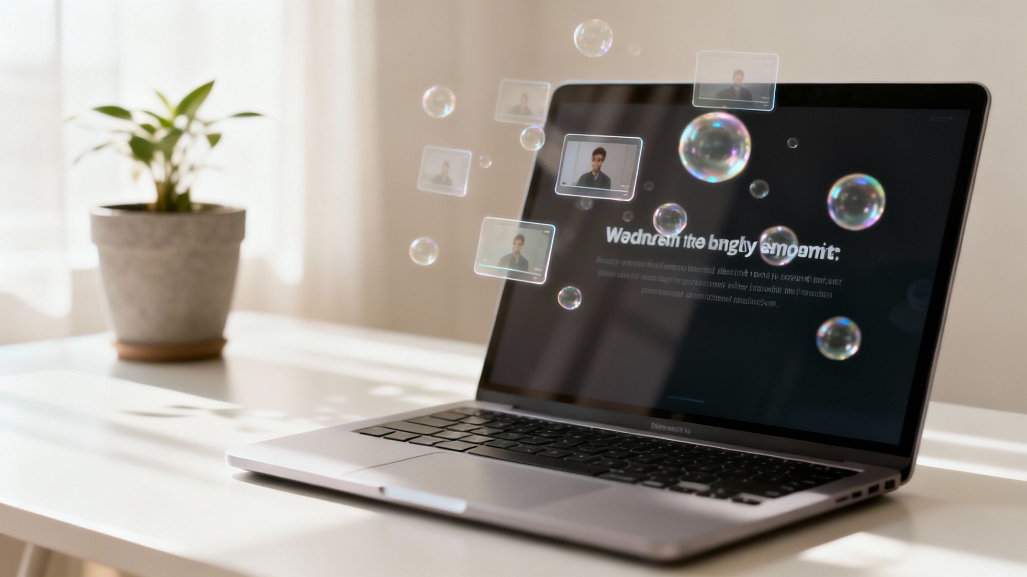 ai video generator from text virtual calls