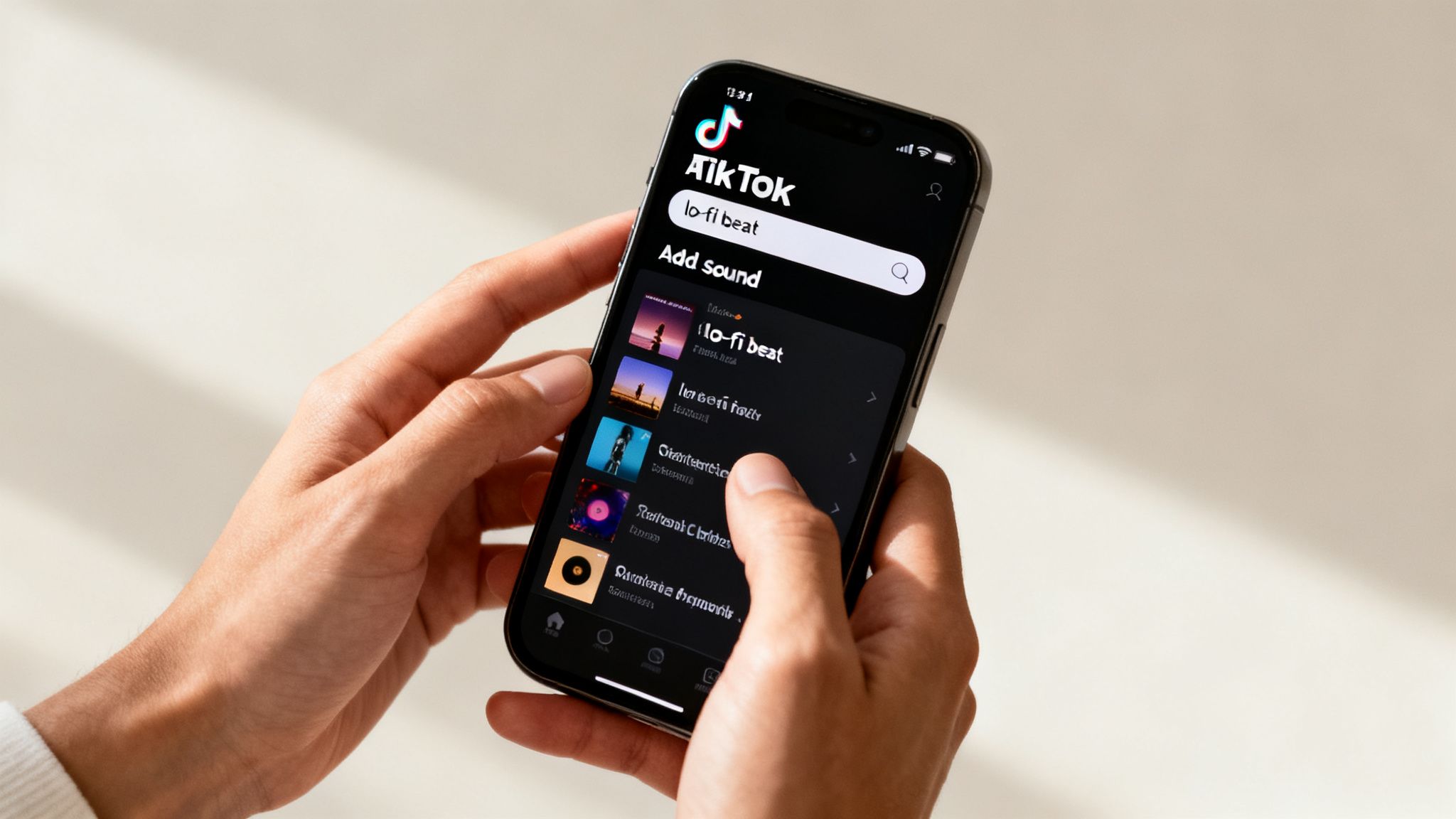 how to add music to tiktok tiktok app