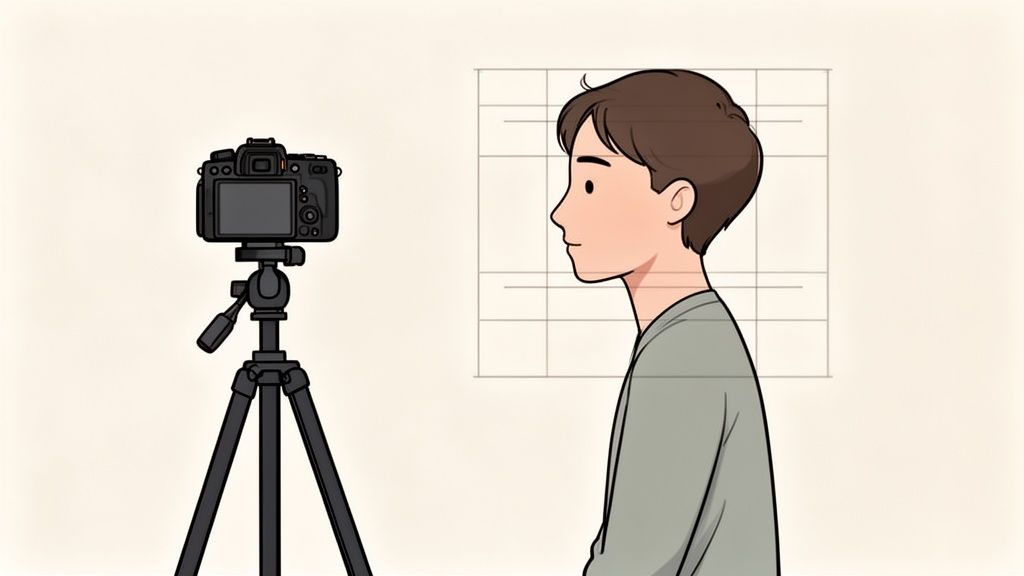 how to take your own headshots headshot setup