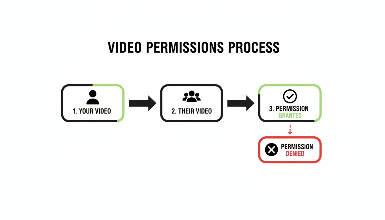 post videos from youtube to instagram video permissions