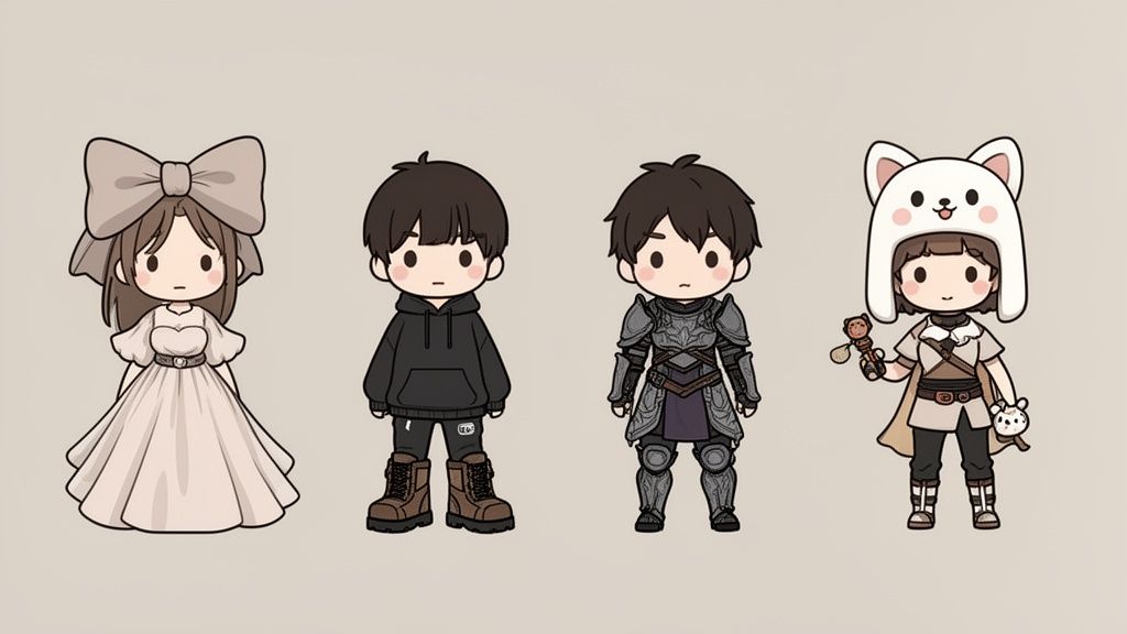 how to make chibi characters chibi styles