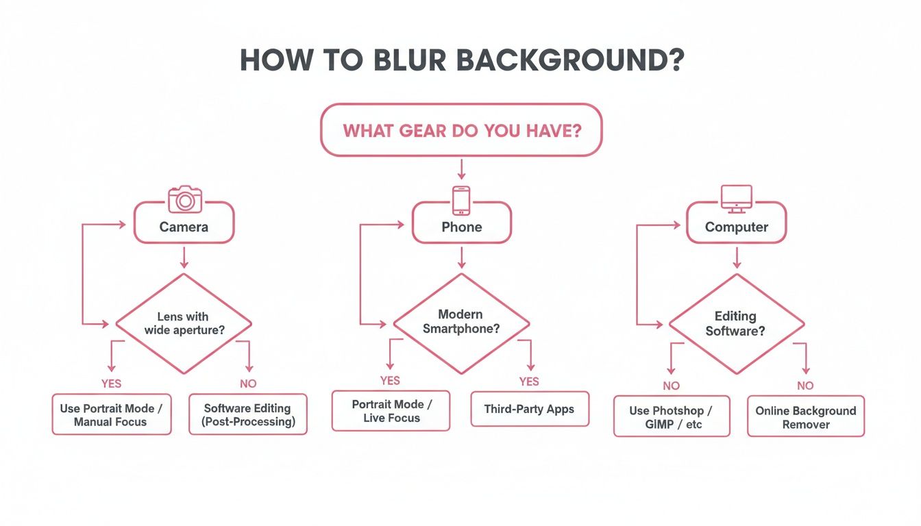 how to blur background blur guide