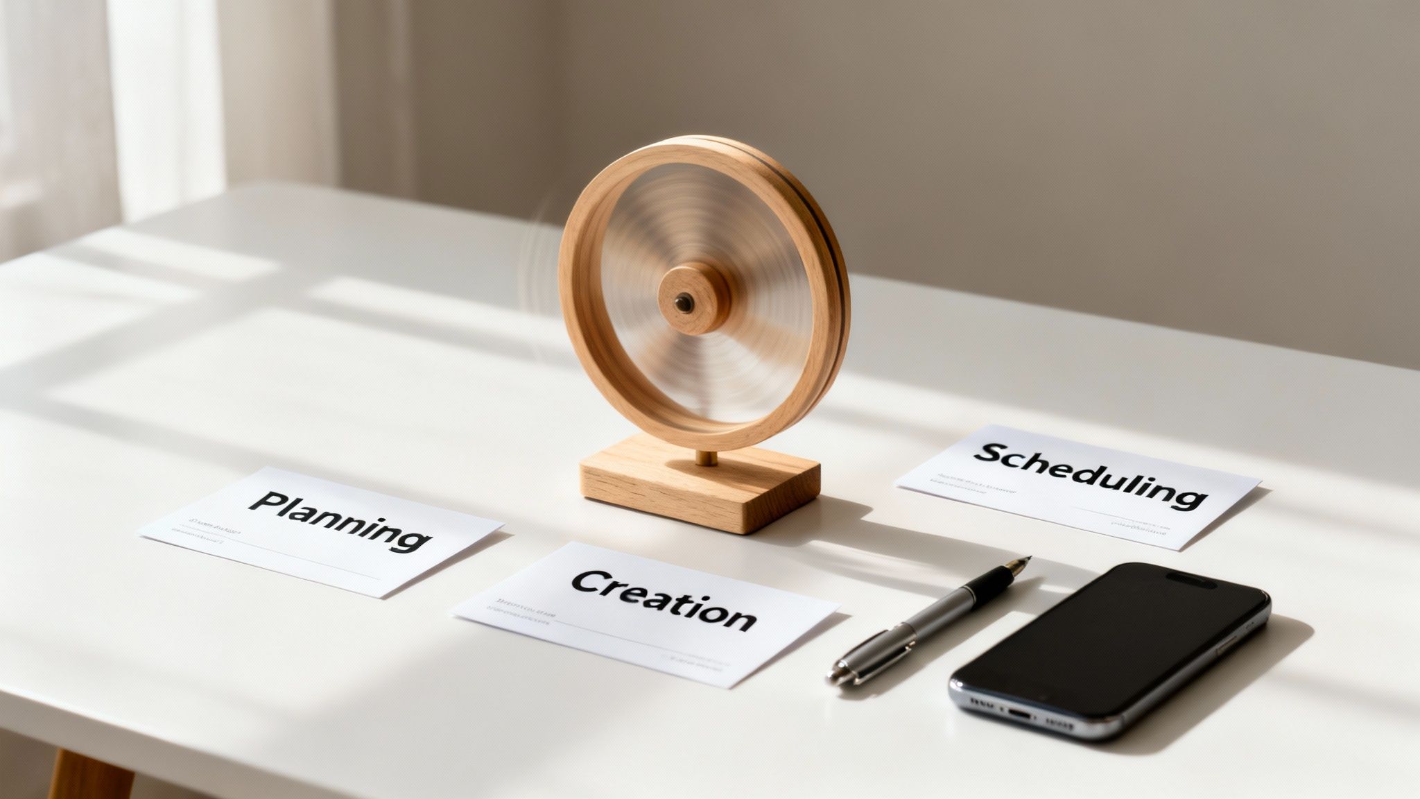 how to automate social media posts workflow