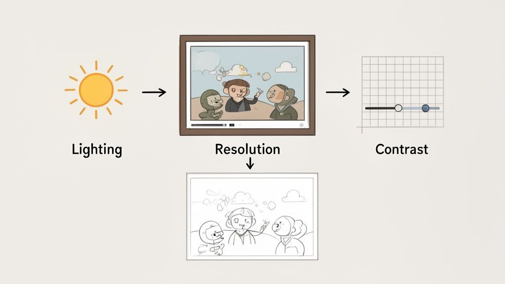 turn my photo into a sketch image processing