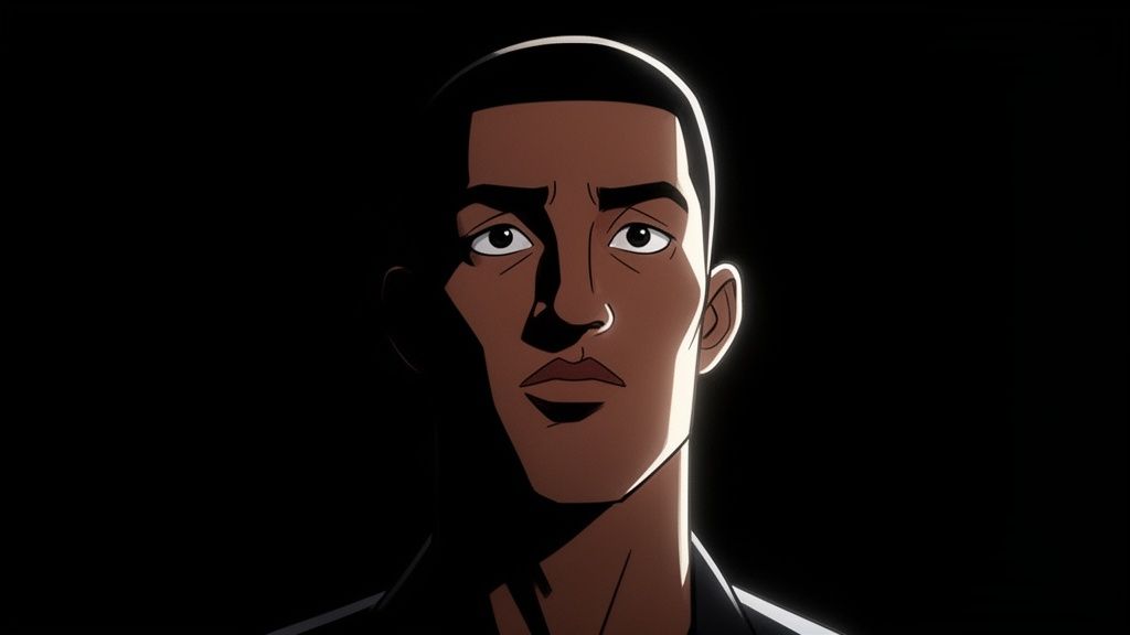 good headshots examples animated portrait