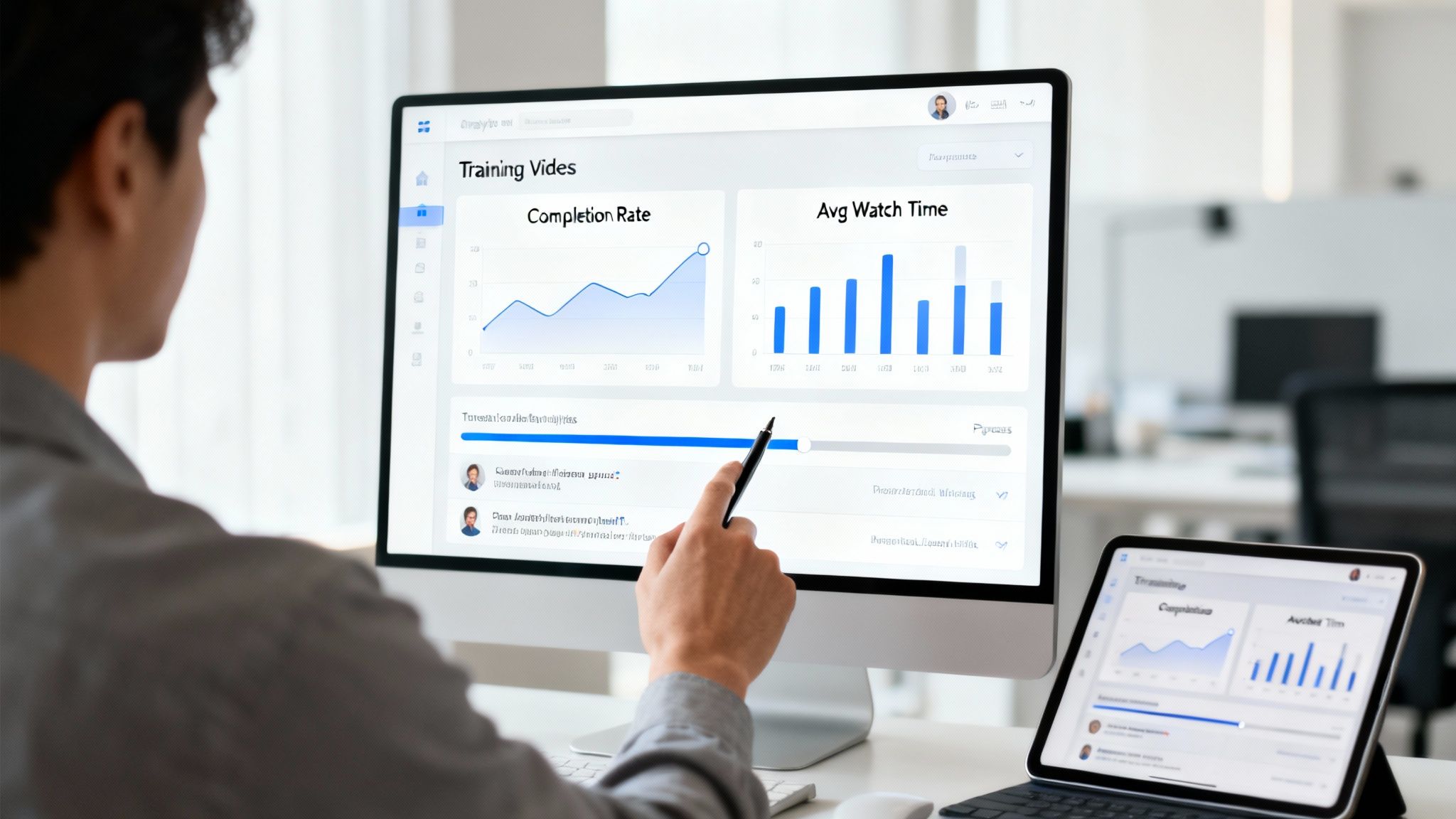 video production for training training analytics