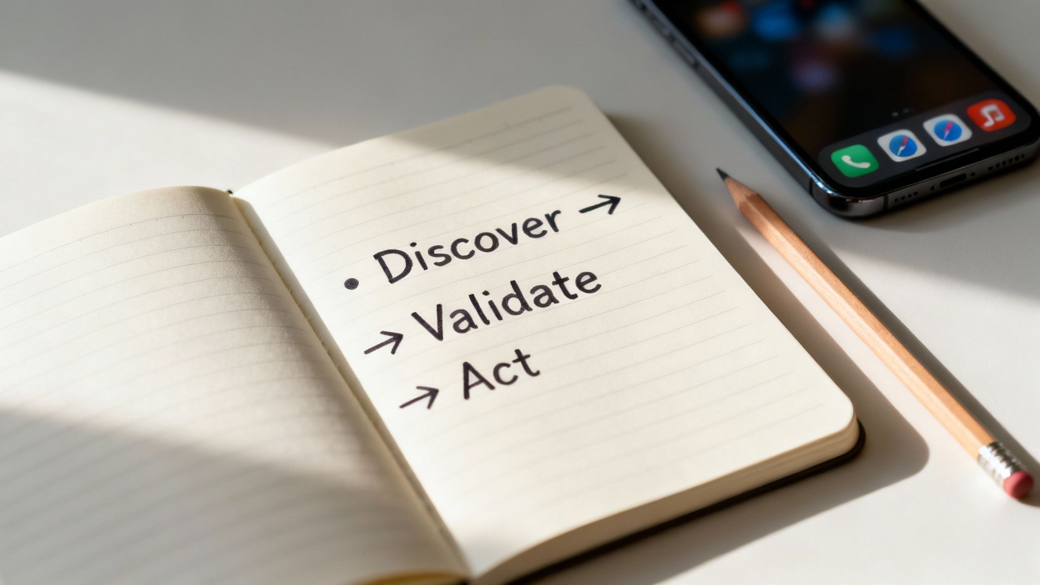 how to find trending topics action plan notebook