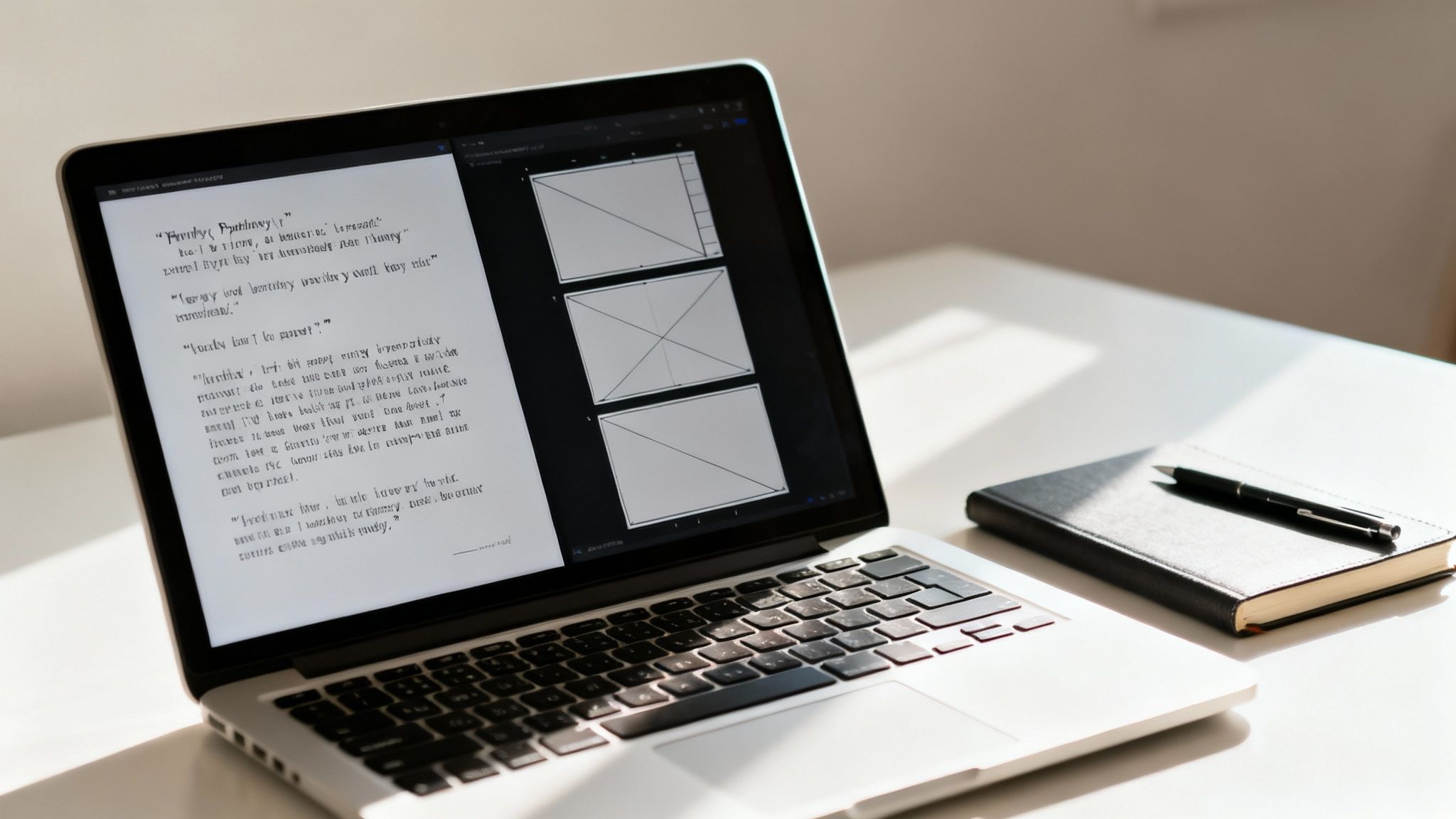 how to make ai videos workspace