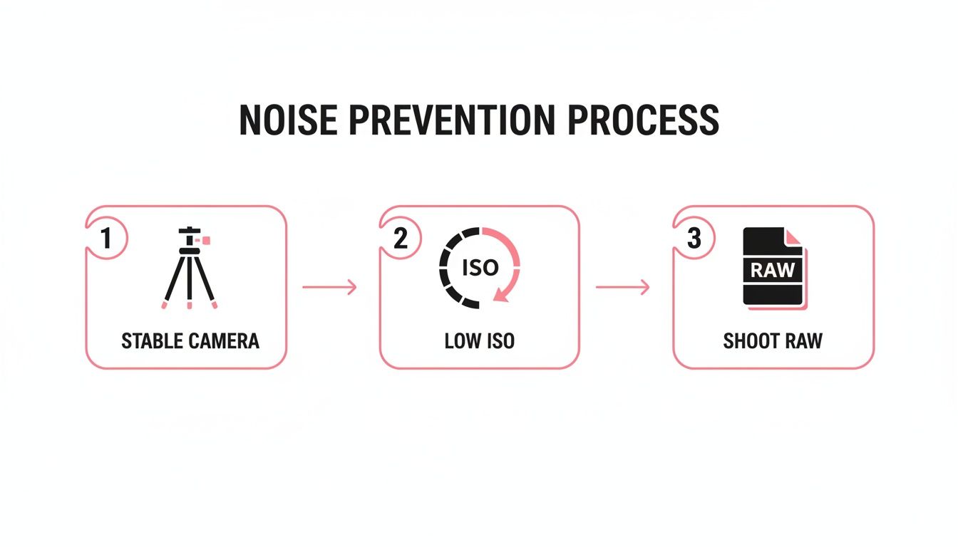 reduce noise in photos noise prevention