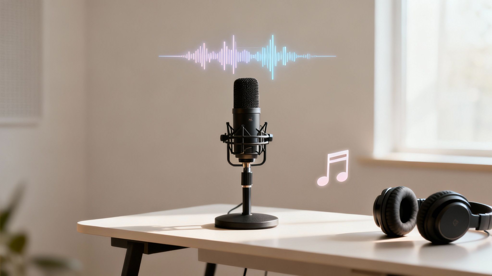 how to make ai videos podcasting