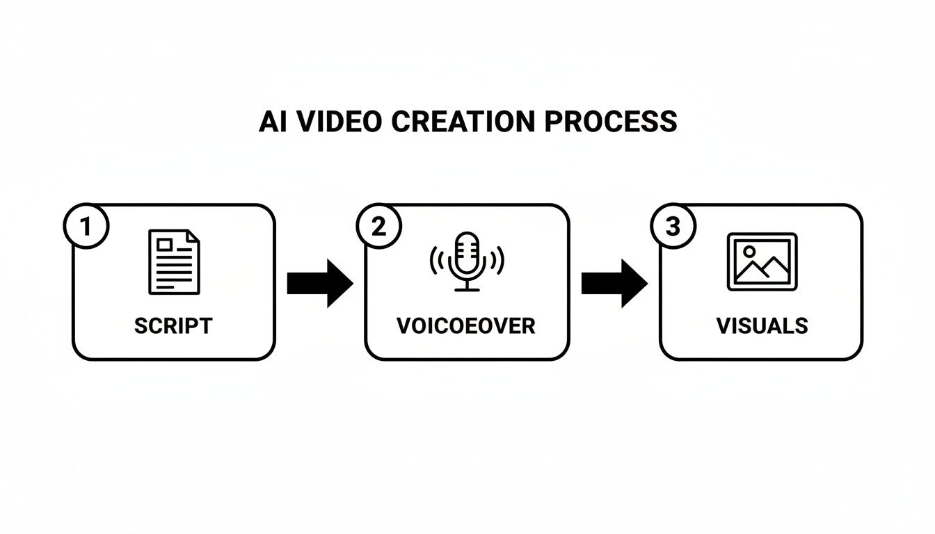 how to make ai videos ai process