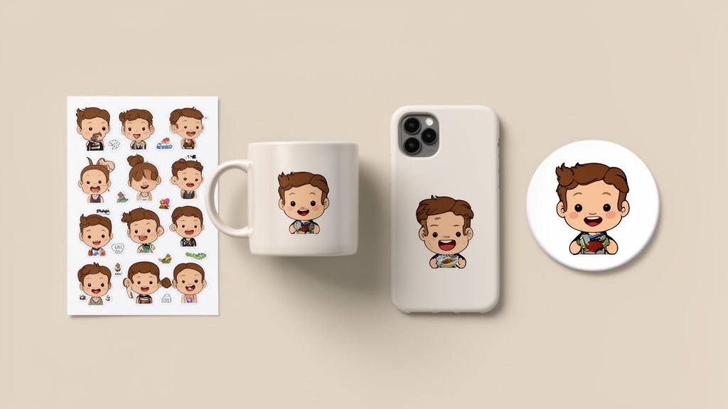 turn a photo into a cartoon cartoon products