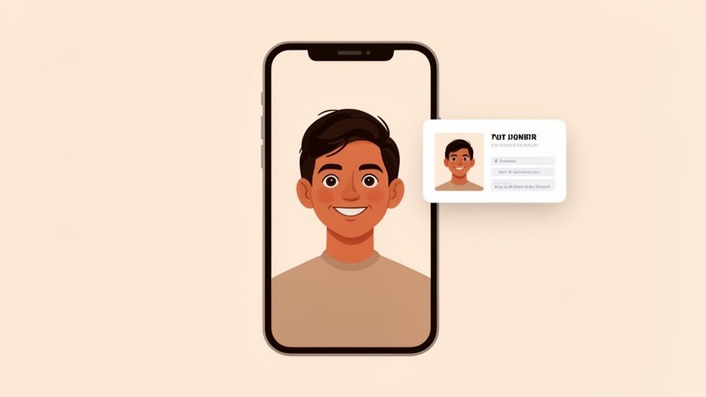 how to take your own headshots digital id