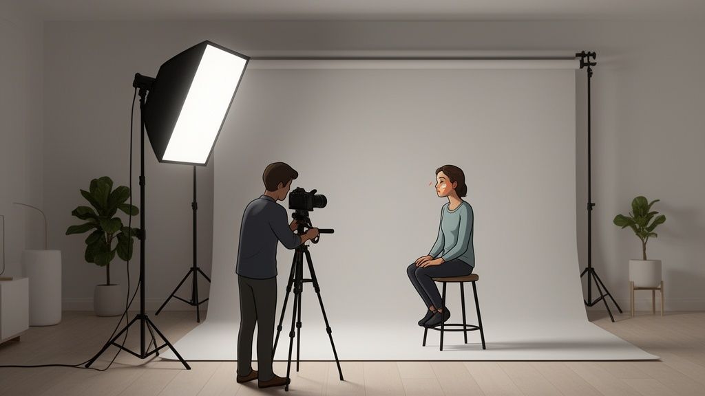 best lighting for portrait photography studio photoshoot