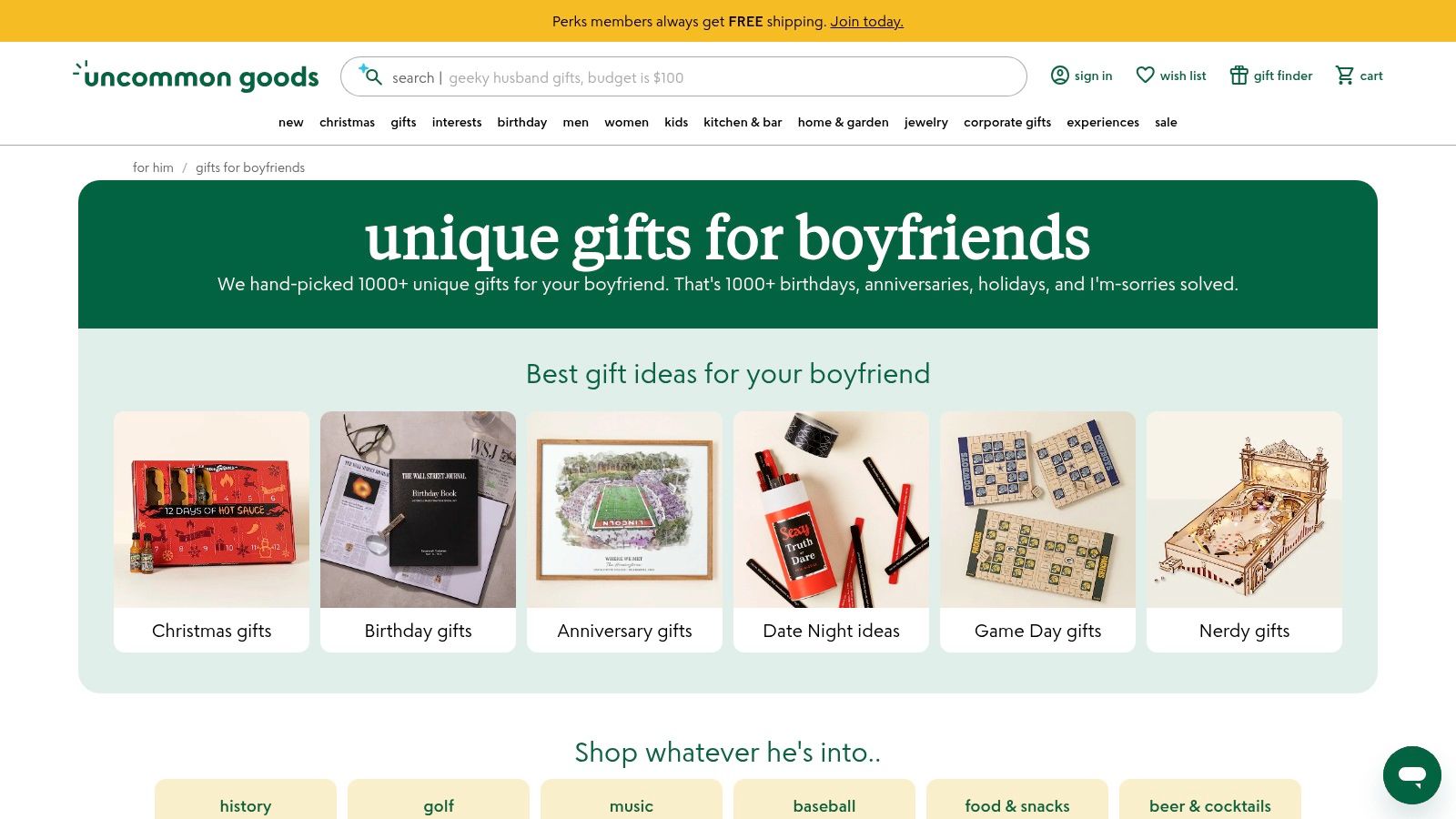creative gift ideas for boyfriend gifts