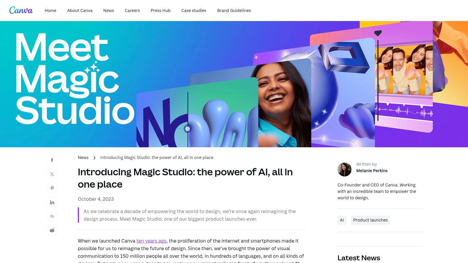 best ai tools for content creators canva ai
