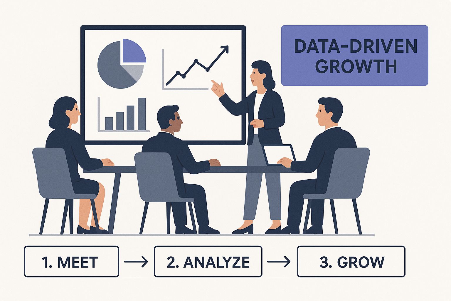 Infographic about how to track website visitors