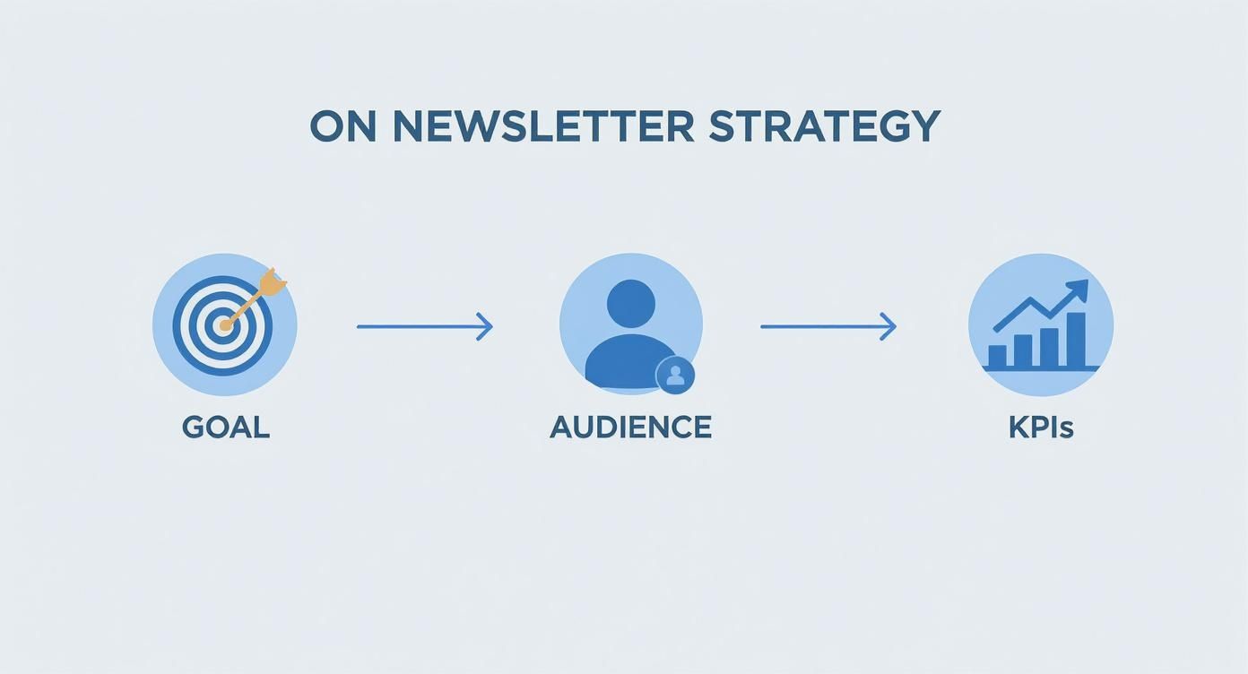 Infographic about how to write newsletter
