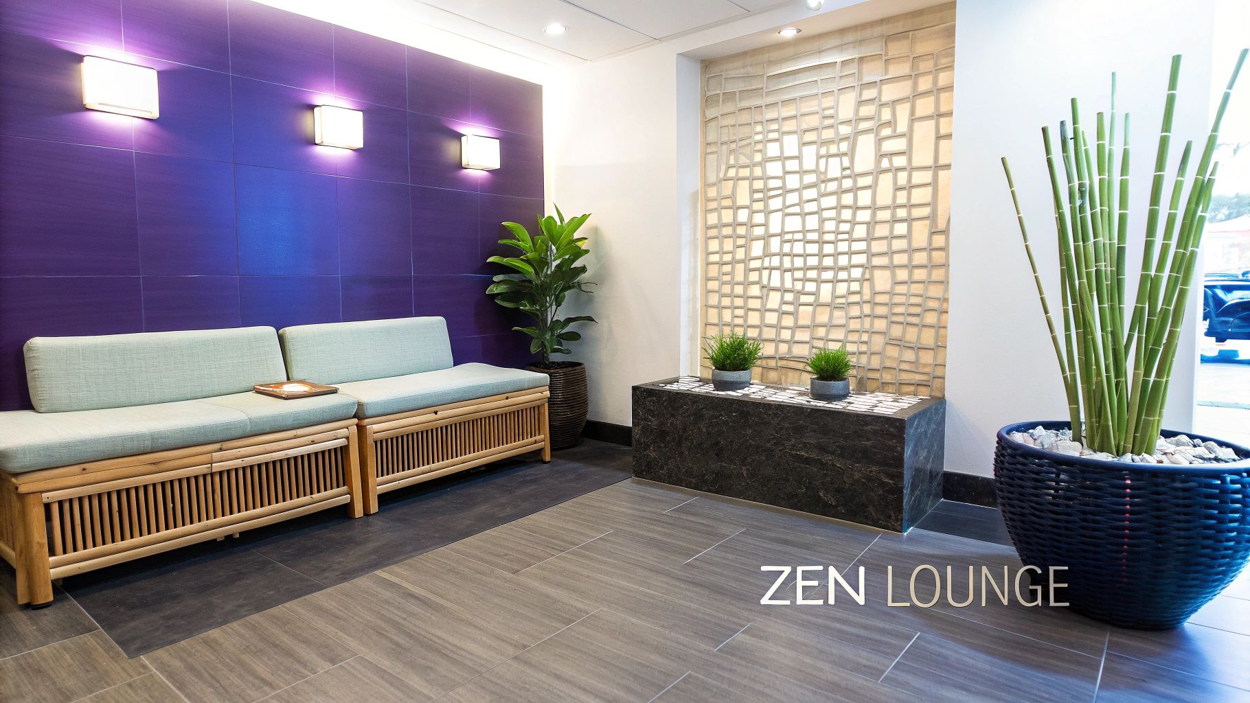 Zen Minimalist Lounge