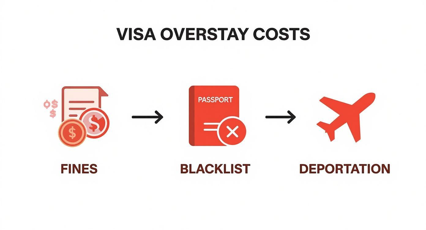 Infographic about uae residence visa expiry rules