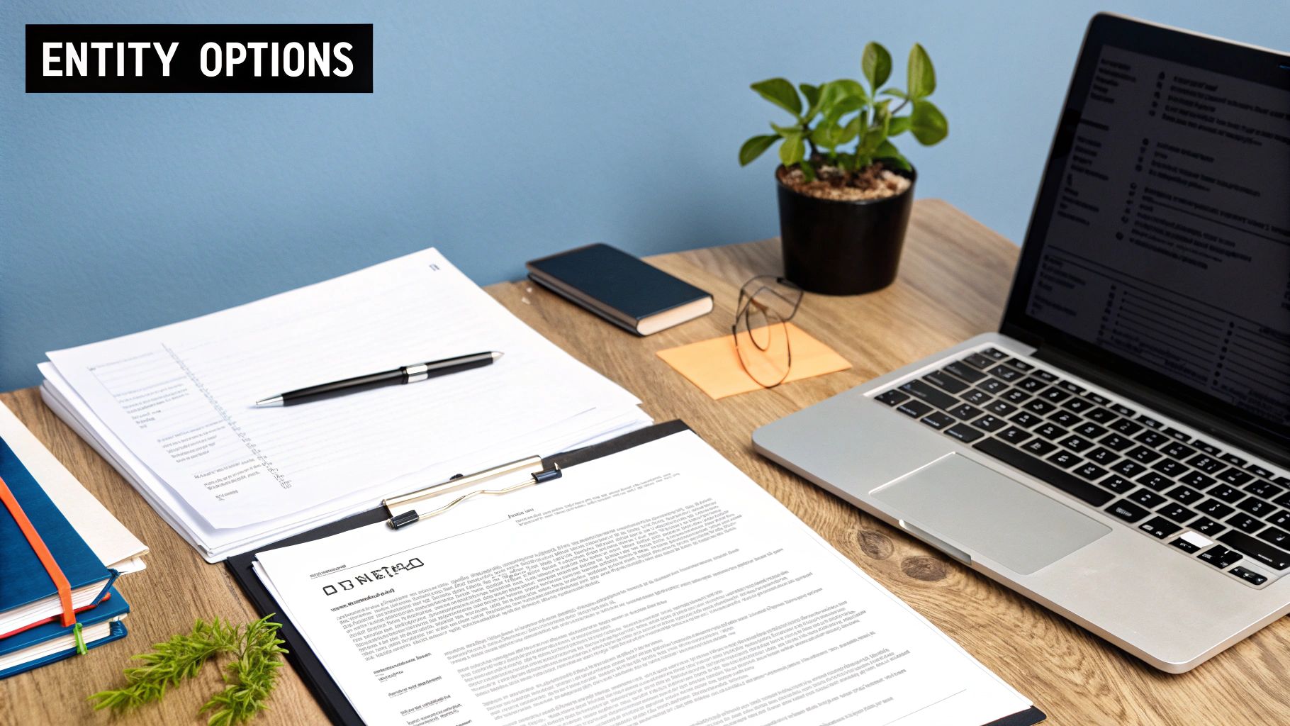An entrepreneur reviewing business setup documents with a consultant in a modern Dubai office.