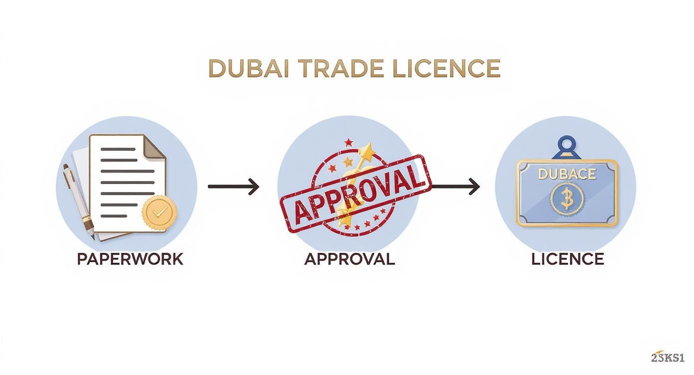 Infographic about trade licence dubai