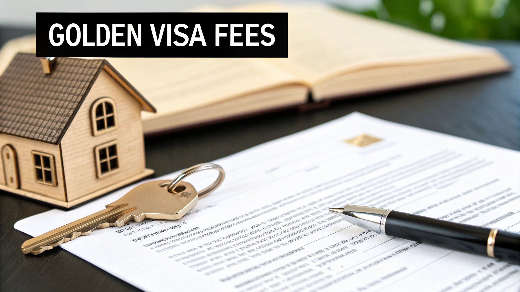 A person at a desk reviewing documents, looking organised and prepared.