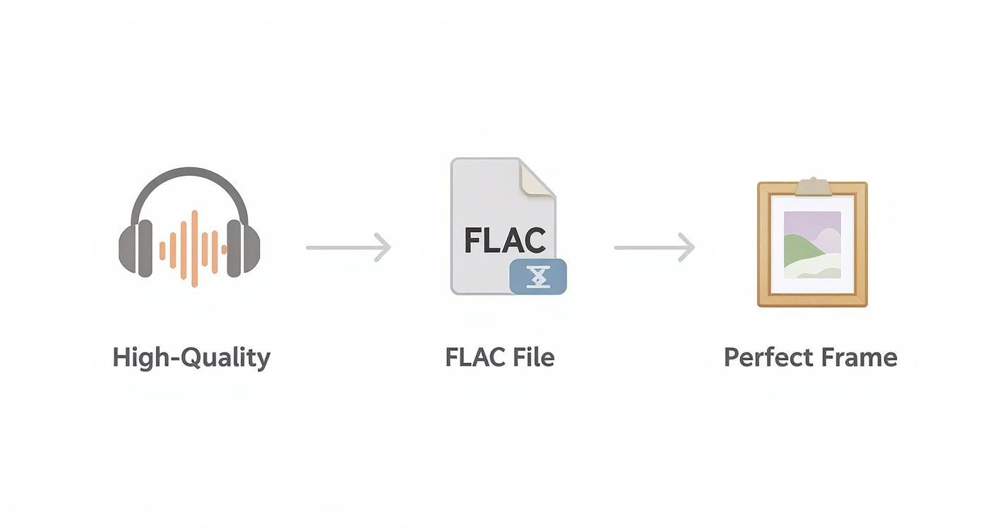 Infographic about how to upload my music to spotify