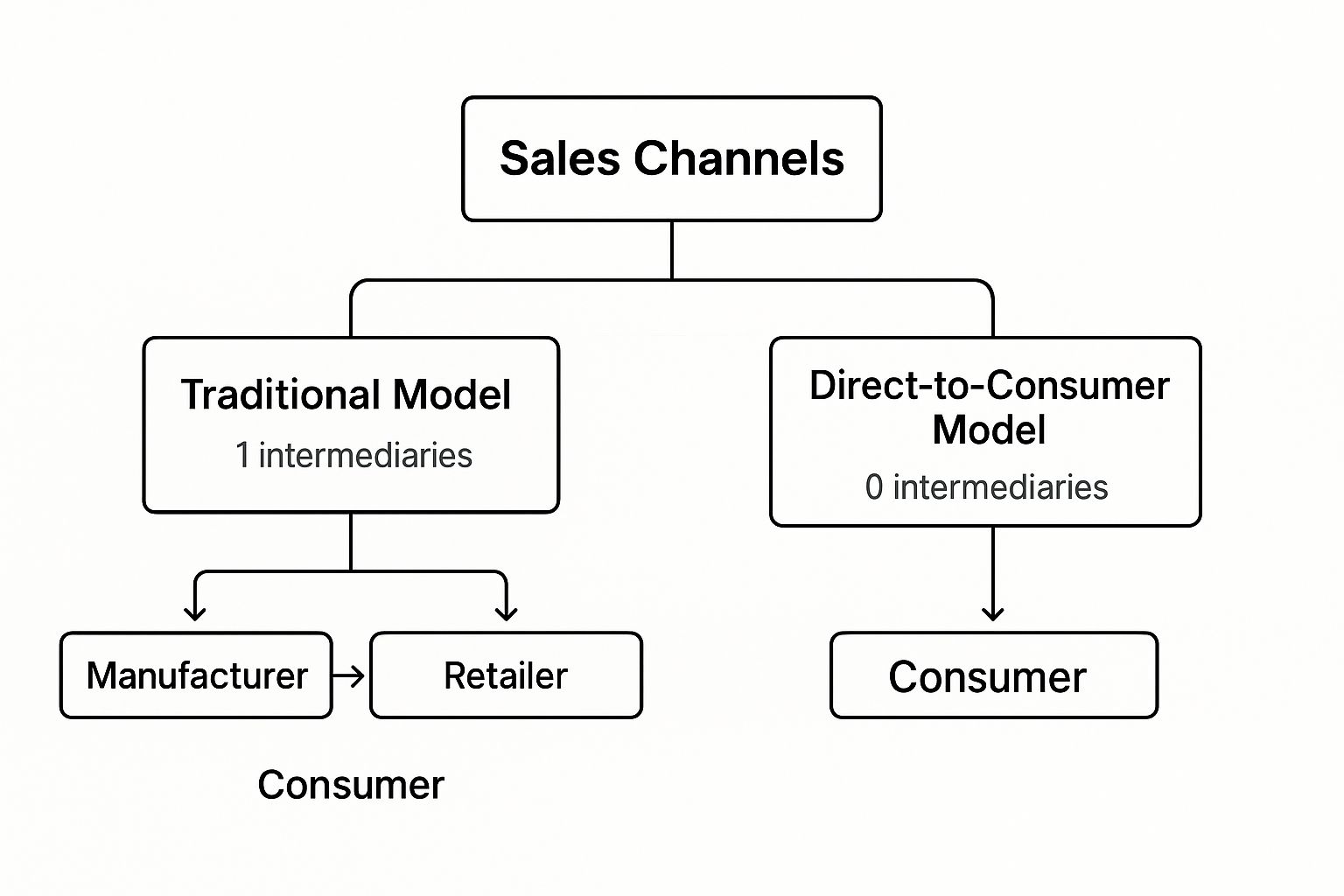 Infographic about what is direct to consumer sales