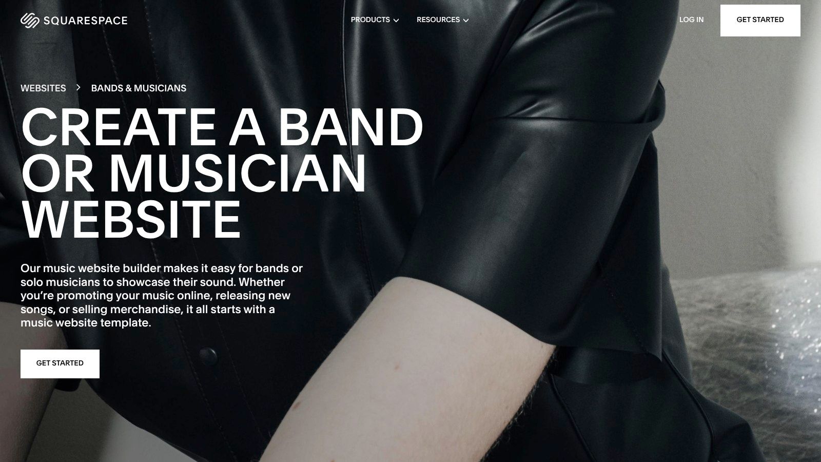 Squarespace (Music Websites)