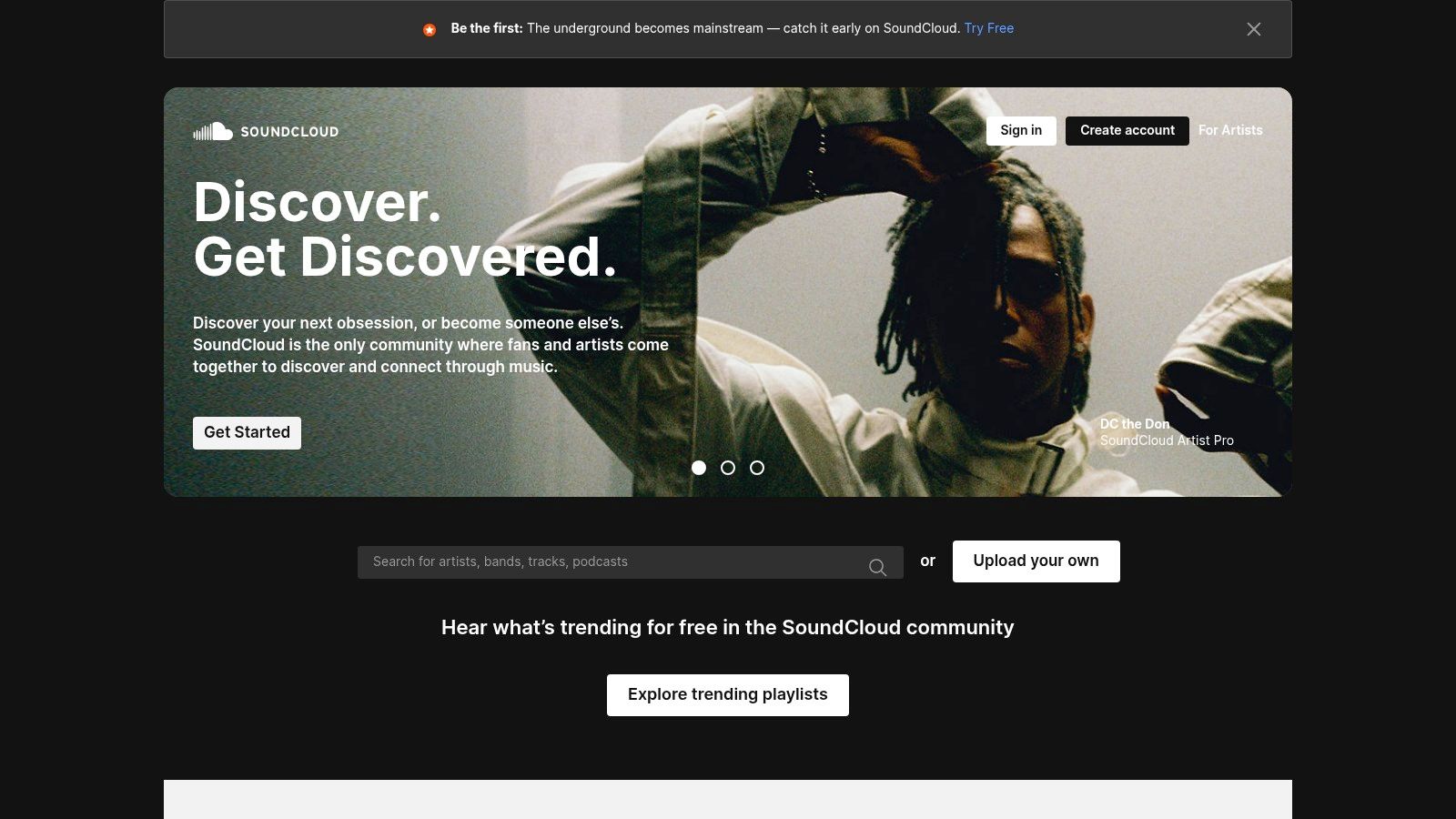 SoundCloud (For Artists)