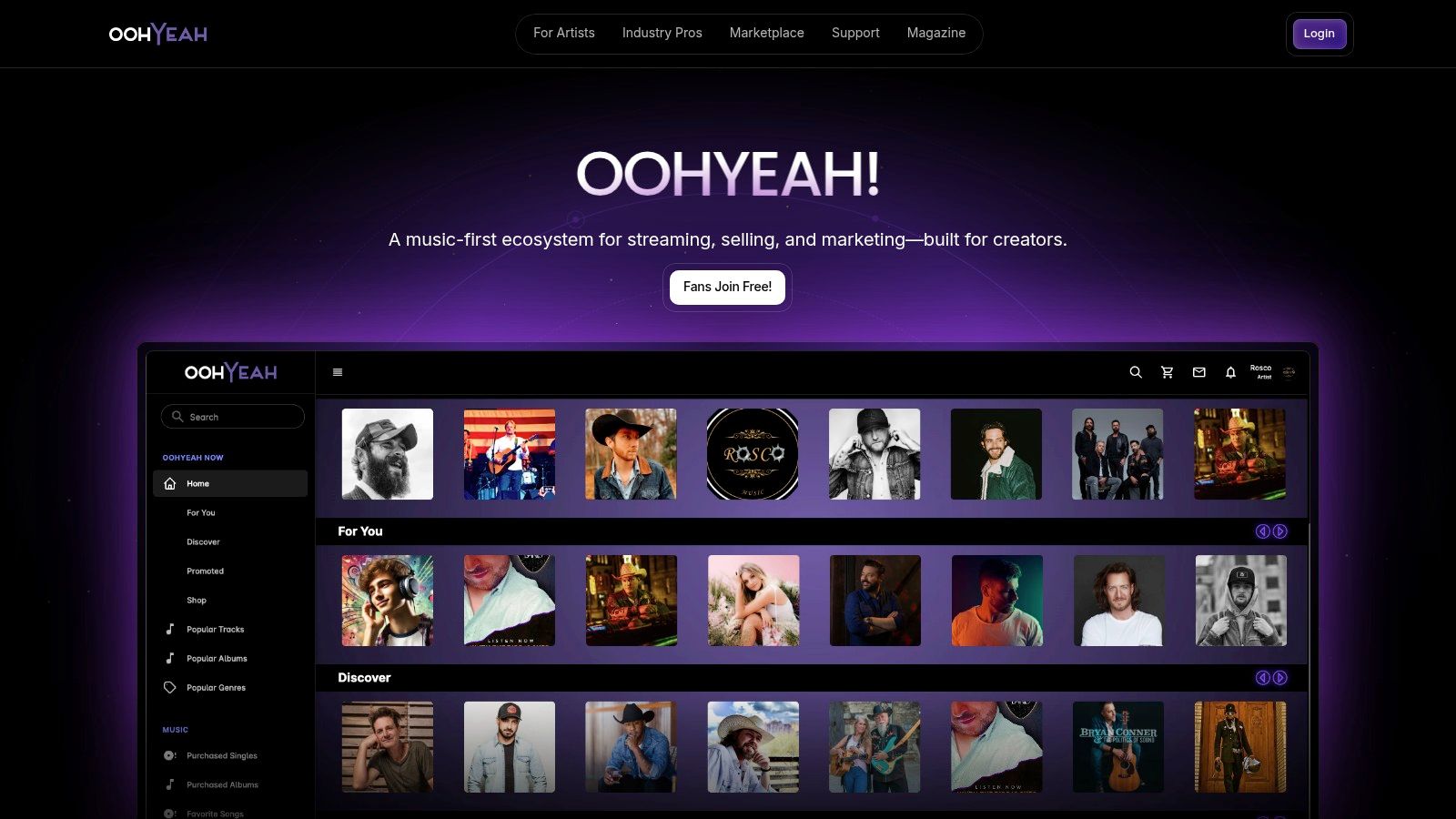 OohYeah: The All-in-One Ecosystem for Creator Empowerment