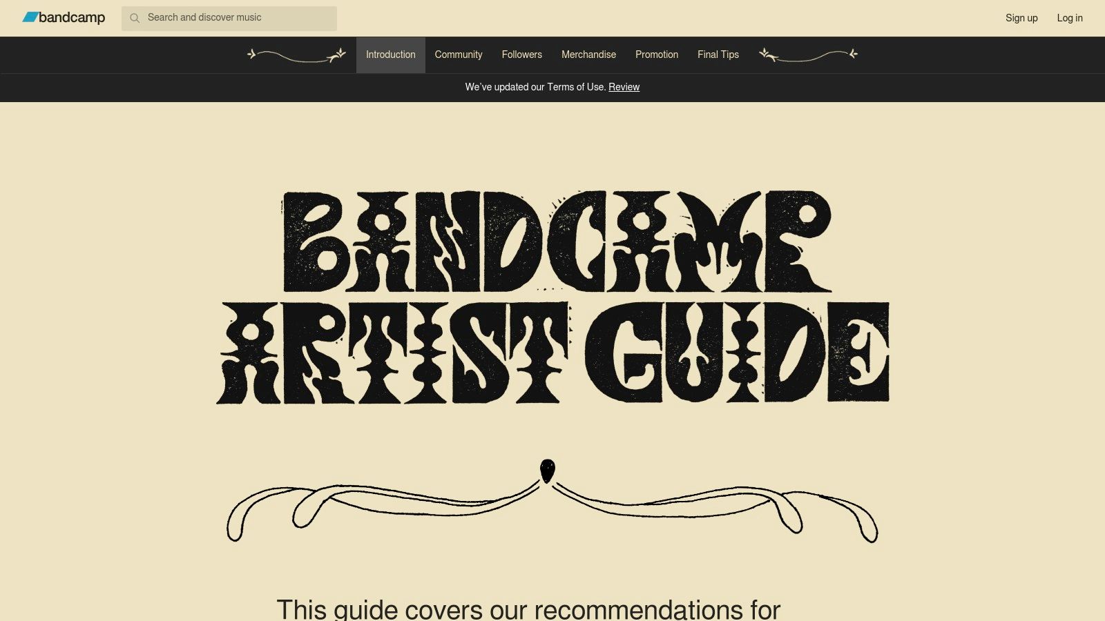 Bandcamp for Artists