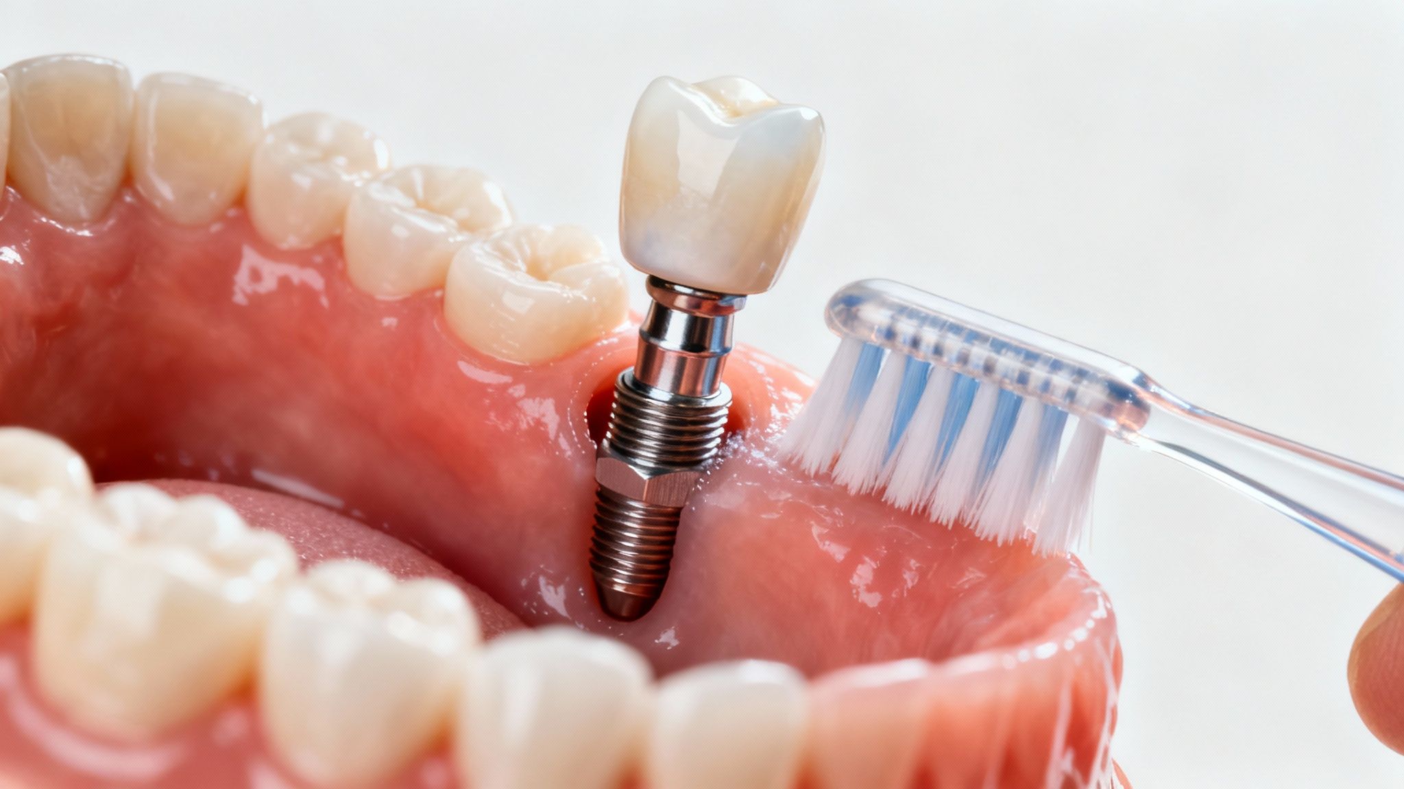 A smiling patient and a dentist reviewing a dental chart together