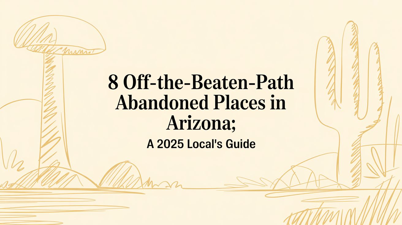 8 Off-the-Beaten-Path Abandoned Places in Arizona: A 2025 Local's Guide