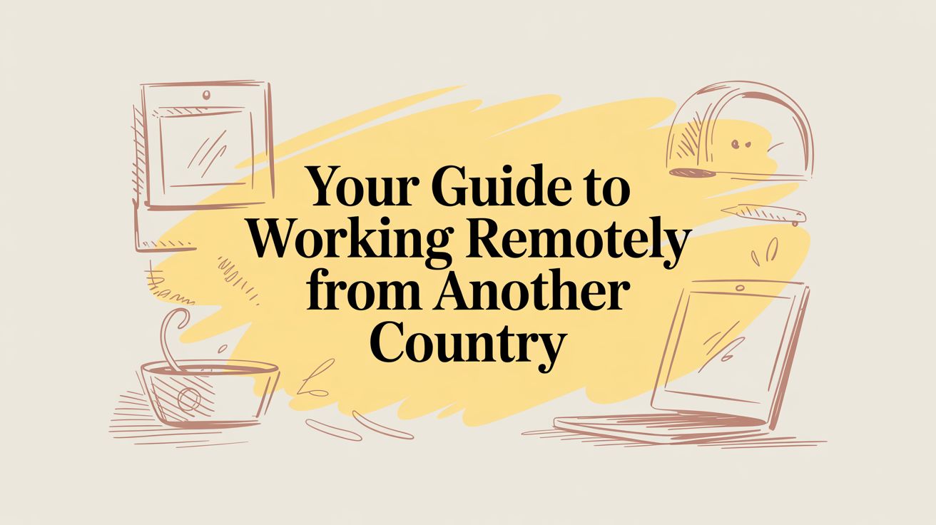 Your Guide to Working Remately From Another Country