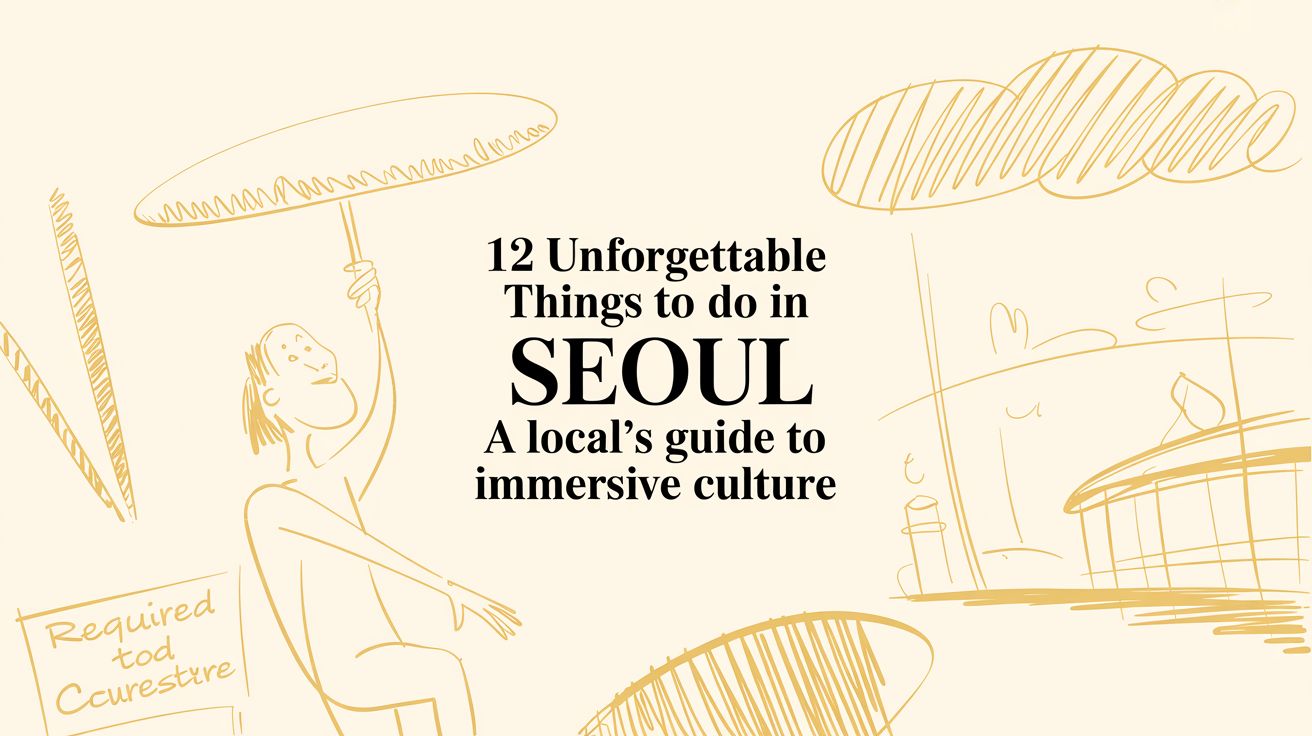 12 Unforgettable Things to Do in Seoul: A Local's Guide to Immersive Culture