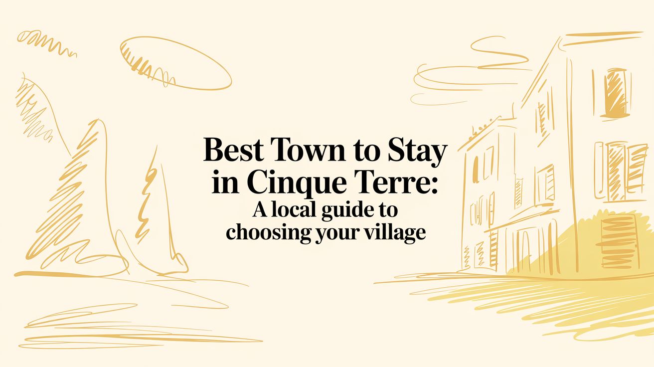 best town to stay in cinque terre: A Local Guide to Choosing Your Village