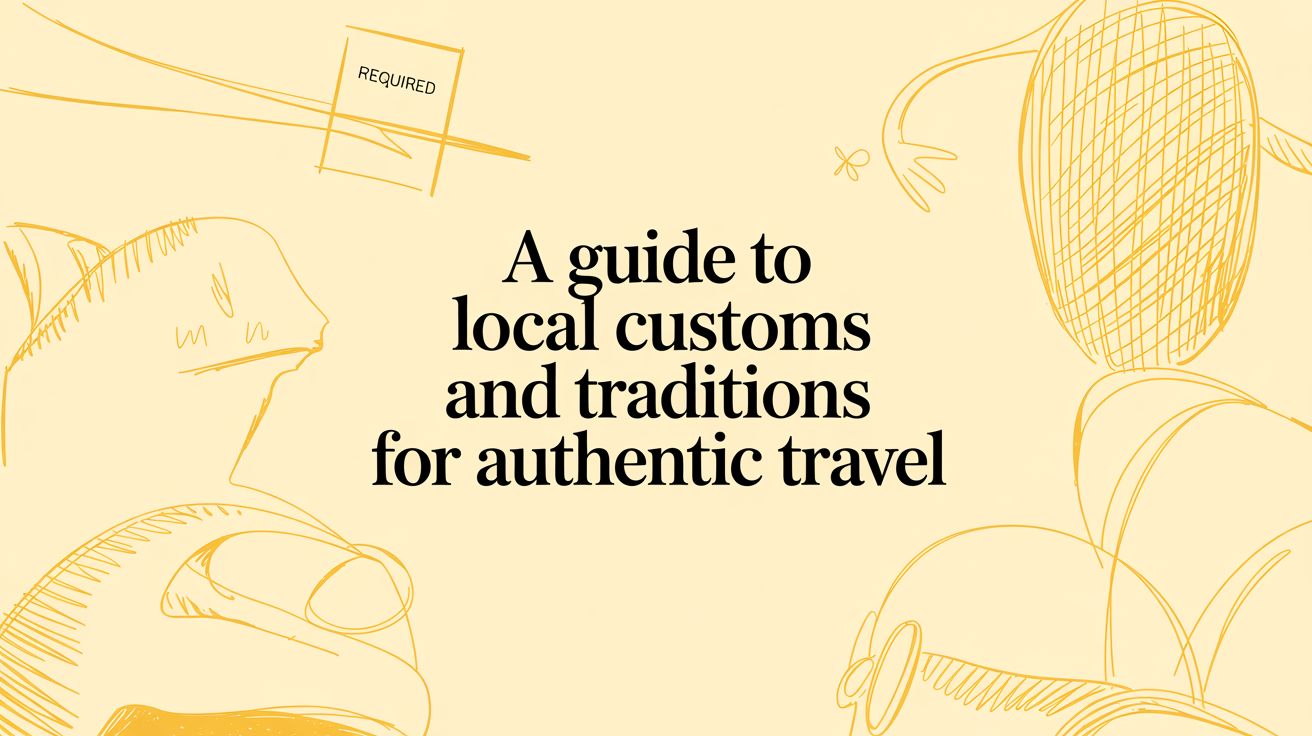 A Guide to Local Customs and Traditions for Authentic Travel