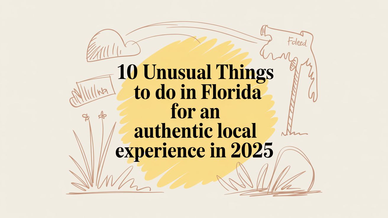 10 Unusual Things to Do in Florida for an Authentic Local Experience in 2025