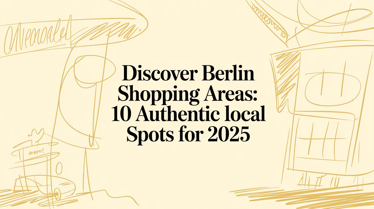 Discover berlin shopping areas: 10 Authentic Local Spots for 2025