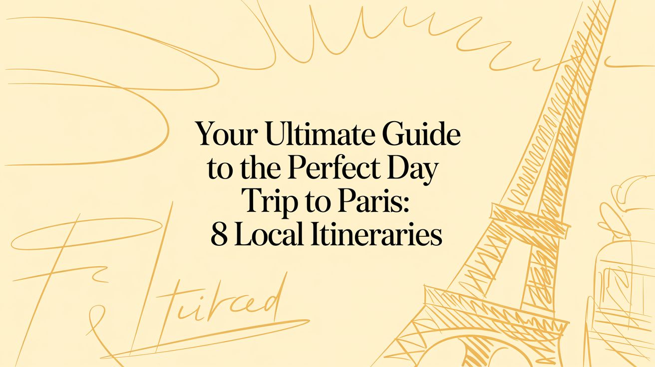 Your Ultimate Guide to the Perfect Day Trip to Paris: 8 Local Itineraries
