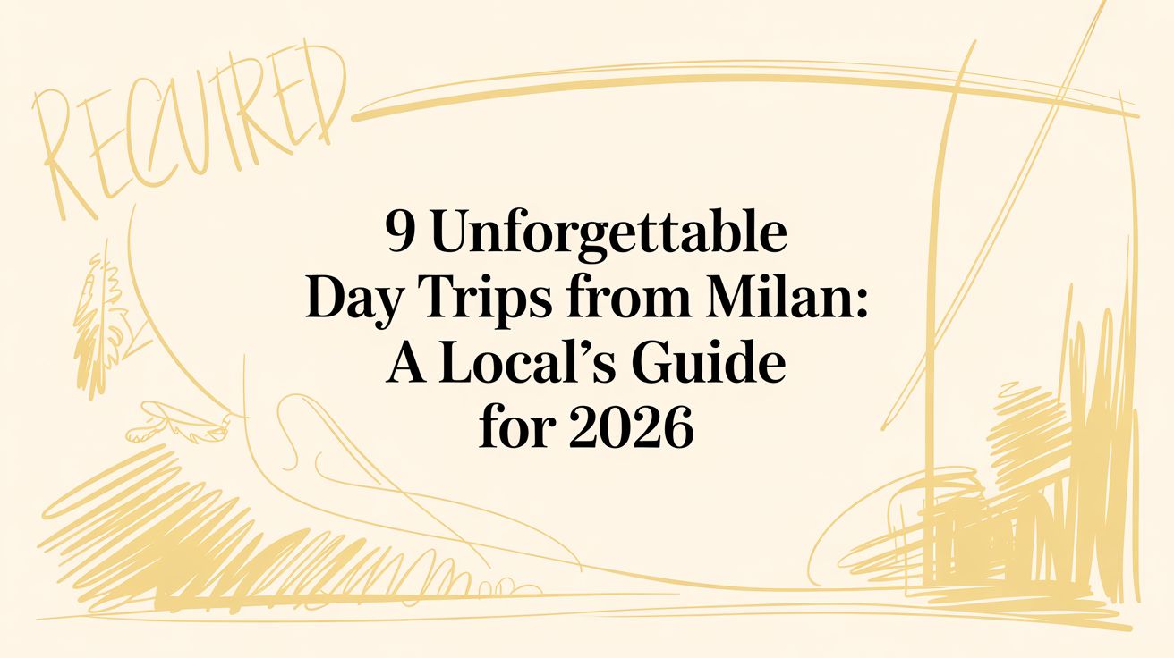 9 Unforgettable Day Trips From Milan: A Local's Guide for 2026