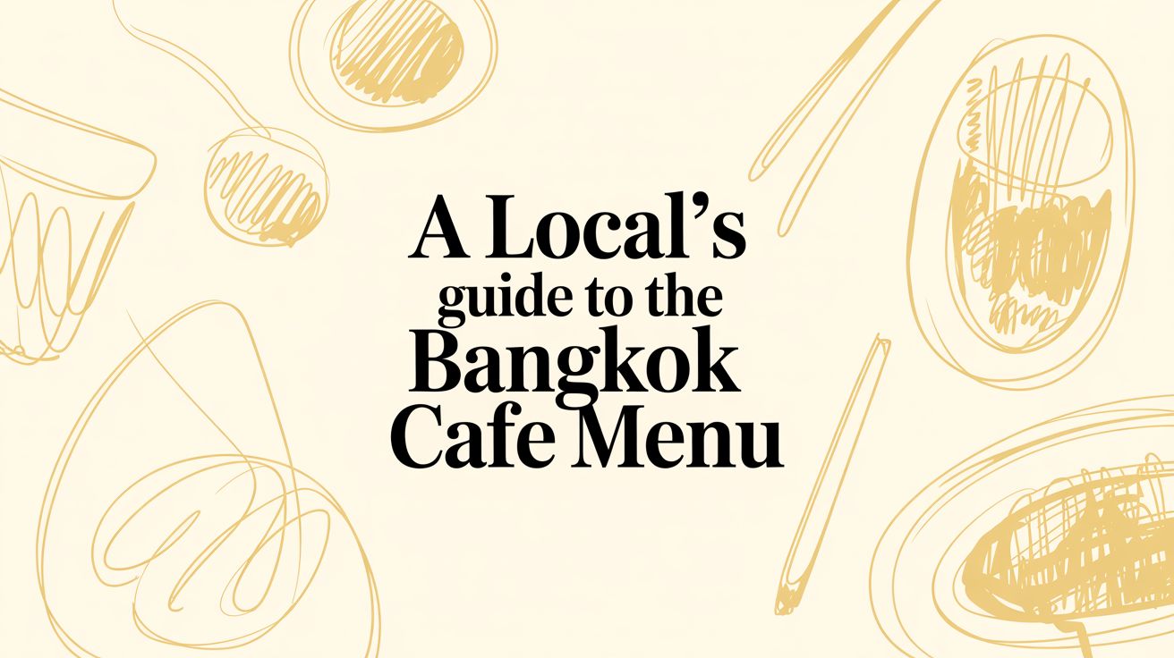 A Local's Guide to the Bangkok Cafe Menu: An Immersive Cultural Experience