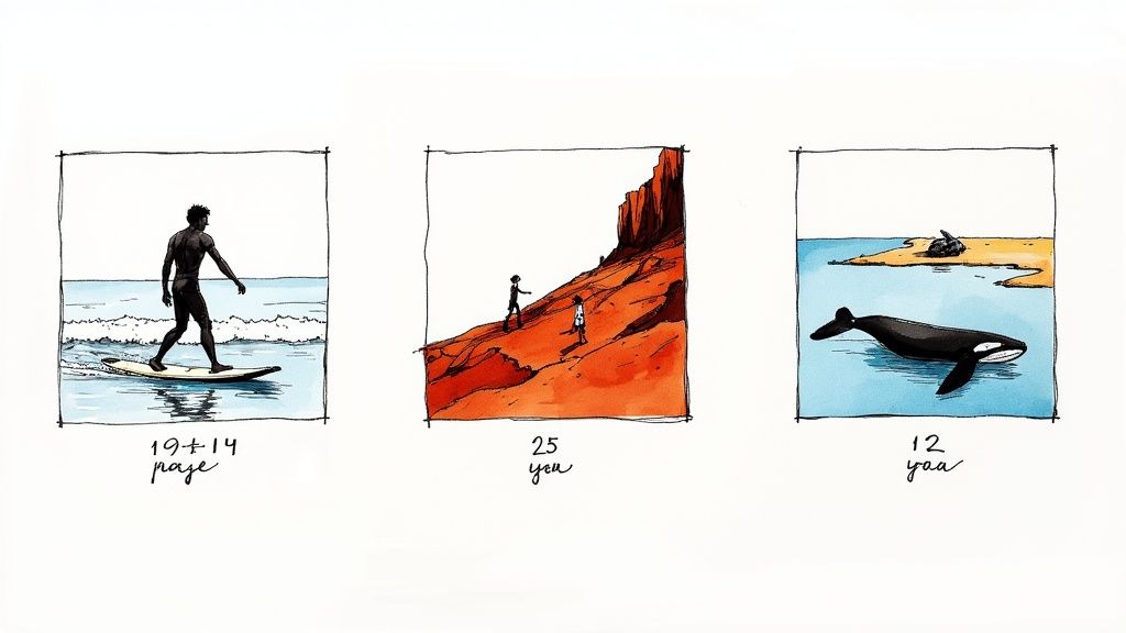 A scenic view of a coastal road in Australia