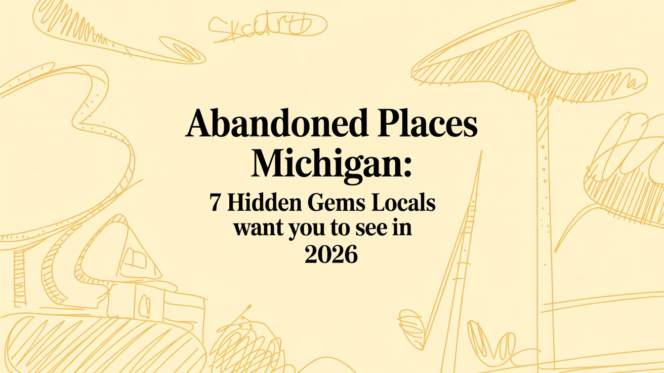 Abandoned places michigan: 7 Hidden Gems Locals Want You to See in 2026