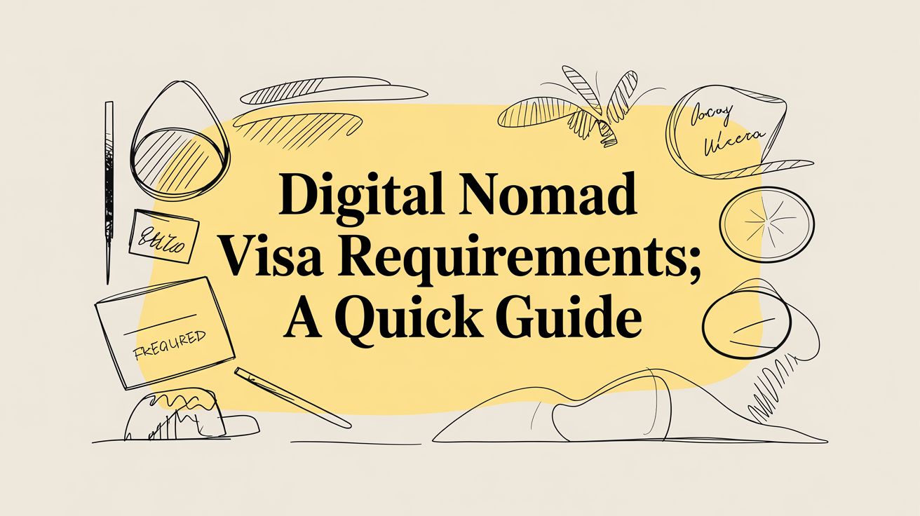 Digital Nomad Visa Requirements: Your Guide to Living Abroad