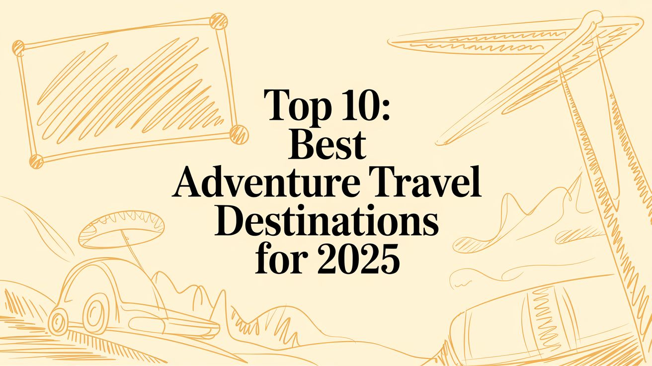 Top 10: best adventure travel destinations for 2025