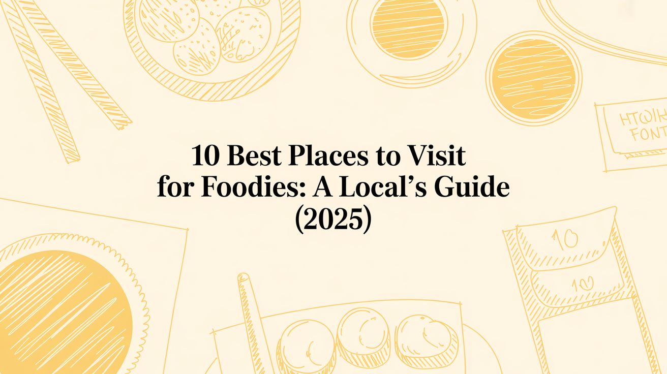 10 Best Places to Visit for Foodies: A Local's Guide (2025)