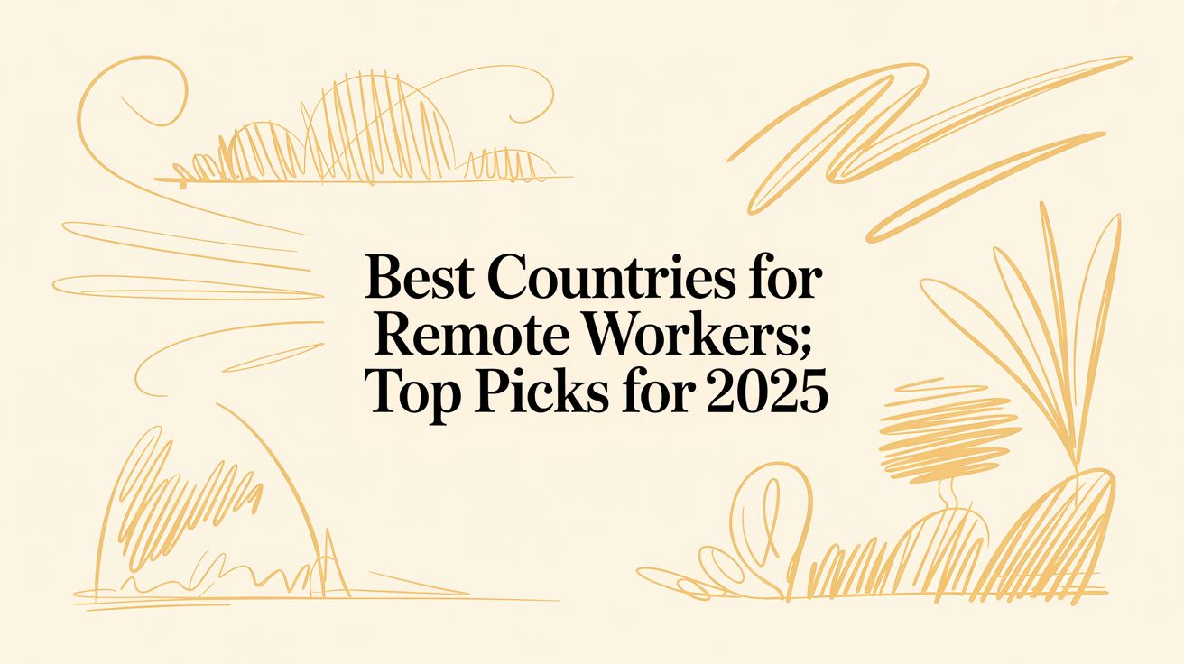 Best Countries for Remote Workers: Top Picks for 2025